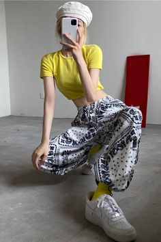 High Waist BOHO Printing Pattern Loose Sweatpants – Tomscloth Loose Sweatpants, Y2k Outfit Ideas, Hip Hop Pants, Y2k Aesthetic Outfits, Harajuku Streetwear, Patched Jeans, Next Clothes, New Pant, Jogging Pants