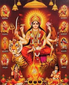 Nav Durga Image, Durga Kavach, Durga Maa Pictures, Maa Durga Hd Wallpaper, Durga Ji