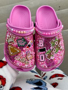 As seen on the pictures/videos, not crocs , very soft and more comfortable than crocs. this beautiful design can also be made in crocs too at extra cost if it is your preferred . Bling Bling  Custom Made Clog, very beautiful, Classy and unique. Bedazzled Crocs, Bedazzled Shoes, Clogs Shoes, Bling Bling, Picture Video, Beautiful Design, Clogs, Custom Made, Hello Kitty