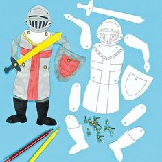 Knights Crafts, Knight Craft, Knights And Castles Topic, Medieval Crafts, Knight Party