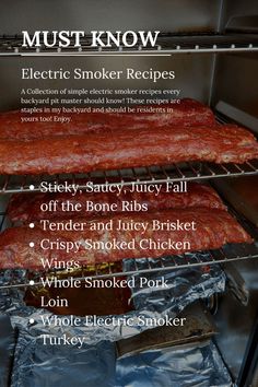 an image of ribs cooking in the oven with instructions on how to cook them and what to use it