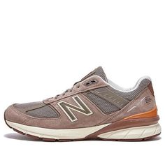 New Balance Slow Steady Club x 990v5 Made in USA 'Brown' M990SC5 - KICKS CREW Brown Sneakers With Air Cushioning For Streetwear, Sporty Brown New Balance Running Shoes, Brown High-top Sneakers With Air Cushioning, Brown Low-top Sneakers With Air Cushioning, New Balance Brown Sporty Sneakers, New Balance Sporty Brown Sneakers, Brown New Balance Sporty Sneakers, Brown New Balance Lace-up Sneakers, Brown Sporty New Balance Sneakers