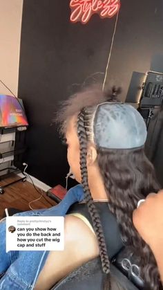 🥰Glam looking inspiration: quick weave curly hairstyle with two feedin braids! Do you like it?💜 🤑Use Coupon Code: "EY10" 👉𝐁𝐮𝐲 𝐧𝐨𝐰: https://bit.ly/3xXqycj 🥳Follow Elfinhair for more hair inspiration videos~ | Elfin Hair | Elfin Hair · Original audio Two Braids Quick Weave In The Back, Quick Weave Two Braids, Quick Weave With 2 Stitch Braids, Two Braids And Quick Weave, Quick Weave With Two Braids, Quick Weave Braids Hairstyles, Feedin Braids With Quick Weave, Two Braid Quick Weave, 2 Braids Quick Weave