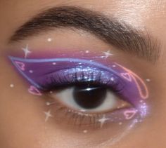 Purple Makeup, Cool Makeup Looks, Ethereal Makeup, Creative Makeup Looks, Make Up Looks