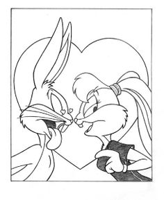 an image of two cartoon characters kissing each other