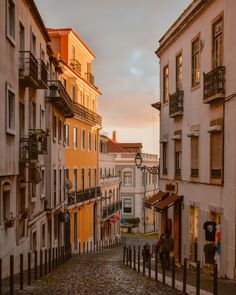 Lisbon Falls, Street Photography Urban, Portugal Cities, Golden Hour Sunset, Lisbon City, Portugal Vacation, Spain Aesthetic, Sky Sunrise, Lisbon Travel