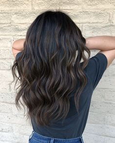 Neutral Brunette, Black Hair Balayage, Dark Brunette Hair, Hair Color Auburn, Brunette Balayage Hair, Brunette Color, Balayage Brunette, Short Hair Color