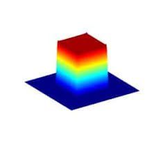 an image of a cube that is in the shape of a rainbow colored object on a white background