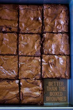 there is a book about brownies that are cut into squares and stacked on top of each other