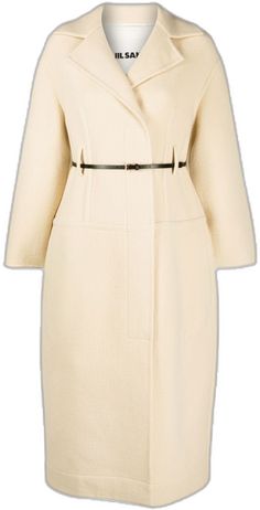 Chic Belted Beige Wool Coat, Elegant Beige Outerwear With Self Belt, Beige Long Wool Coat With Belted Cuffs, Elegant Cream Wool Coat With Notch Lapel, Beige Wool Coat With Belted Cuffs For Work, Classic Beige Wool Coat With Belted Cuffs, Business Cream Wool Coat, Beige Belted Long Wool Coat, Belted Beige Wool Coat