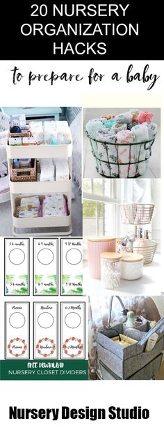 nursery organization hacks to prepare for a baby