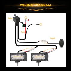 the wiring diagram shows how to wire up and install an auxiliary light for your vehicle