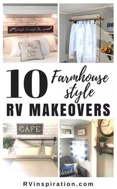 the top 10 farmhouse style rv makeovers