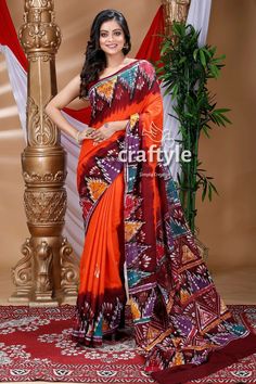 Unveil the charm of traditional techniques with our Handcrafted Batik Cotton Saree. Each detail on this saree is a testament to the dedication of skilled artisans who have carefully imprinted the batik patterns onto luxurious cotton fabric. The result is a wearable piece of art that reflects the rich cultural heritage while maintaining a modern appeal. Saree Length : 5.5 meters Blouse Piece Length : 0.8 meters Design : Handcrafted Batik Fabric : Pure Cotton Washing : Dry Clean Get this exclusive authentic handcrafted saree online at Craftyle - The best online store for pure silk saree, tussar silk saree and cotton saree. Batik Saree, Batik Patterns, Batik Pattern, Tussar Silk Saree, Saree Online, Frock Design, Traditional Sarees, Handmade Fabric, Batik Fabric