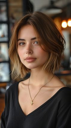 When selecting the best haircut for a round face, the right texture, layers, and length are essential for creating a flattering look. Choosing the appropriate bangs, strategically using volume, and experimenting with parting can help #bobhairstyleideas