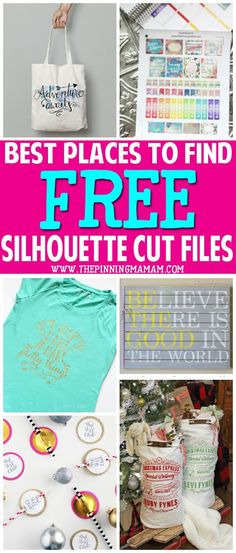 the best places to find free silhouette cut files