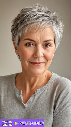 Thick Pixie Haircut, Short Hairstyle Women After Chemo, Short Hair For Over 60 Older Women, Short Brown Hair With Lowlights, 60 Year Old Hairstyles Short, Pixie Haircut Color Ideas, Short Salt And Pepper Hair, Short White Hair For Older Women, Pixie Hairstyles For Fine Hair