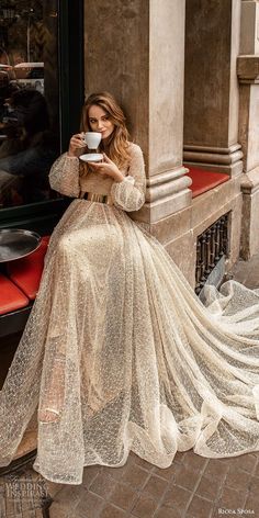 Famous Wedding Dresses, Wedding Dresses 2020, فستان سهرة, Wedding Dress Trends, Dresses 2020, Prom Dresses Long With Sleeves, Indian Fashion Dresses