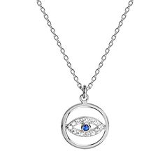 An ancient symbol of protection, the evil eye is a good luck charm that protects the wearer from the curse of a malevolent glare. Our evil eye pendant sparkles with cubic zirconia. Handcrafted in NYC 14k gold vermeil, or rhodium over sterling silver Charm is 3/8" | 10mm diameter Nickel free Comes in a signature pouch with box Remove electroplated jewelry when bathing, showering or swimming. Avoid direct contact with perfume, lotions or other chemicals. Wipe clean with a soft cloth only. Pro tip: The Evil Eye, The Curse, Evil Eye Earrings, Luck Charm, Sparkle Earrings, Ancient Symbols, Eye Pendant, Eye Earrings, Luck Charms