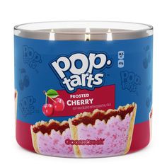 pop tarts frosted cherry cake in a tin