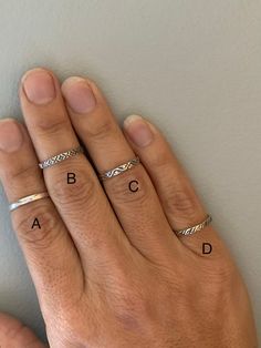 Various style of delicate silver ring perfect for your pinky or midi ring Little Finger Ring, Pinky Finger Ring, Delicate Silver Rings, Pinky Finger, Plain Silver Rings, Pattern Ring, Midi Ring, Aqua Chalcedony, Chunky Rings