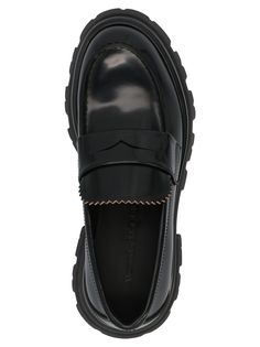 UPPER: 100% CALF LEATHER; SOLE: 100% RUBBER Leather Pointed Toe Loafers With Lug Sole, Formal Leather Platform Loafers With Lug Sole, Formal Calf Leather Loafers With Lug Sole, Formal Leather Loafers With Lug Sole, Elegant Leather Loafers With Lug Sole, Luxury Leather Platform Loafers With Brogue Detailing, Luxury Leather Loafers With Lug Sole, Formal Leather Platform Loafers With Brogue Detailing, Leather Platform Loafers With Leather Footbed For Formal Occasions