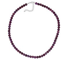 (Purple) reign supreme in trend-right style with this beaded necklace in your jewelry box. Purple Necklaces With Colorful Round Beads, Purple Gemstone Beads Necklace, Purple Polished Round Bead Jewelry, Purple Necklace With Polished Round Beads, Purple Gemstone Beaded Necklaces, Purple Faceted Beads Round Beaded Necklace, Purple Gemstone Necklaces With Round Beads, Purple Beaded Necklace With Faceted Beads, Colorful Amethyst Bead Necklace