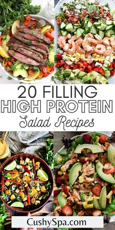 20 filling high protein salad recipes