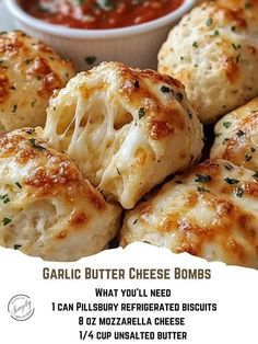 Pillsbury Biscuits, Gordon Ramsay Recipe, Butter Cheese, Gordon Ramsay, Family Recipes, Garlic Butter, Mozzarella Cheese, Unsalted Butter, Family Meals