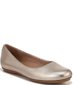 From Naturalizer&#x2C; the Maxwell Tumbled Leather Casual Ballet Flats feature:Tumbled leather upperSlip-on constructionSynthetic liningContour Plus comfort systemSynthetic outsoleApprox. 0.50" heelImported. Casual Ballet Flats, Womens Ballet Flats, Comfortable Flats, Leather Ballet Flats, Dillard's, Leather Slip Ons, Tumbling, Flat Shoes Women, Ballet Flats