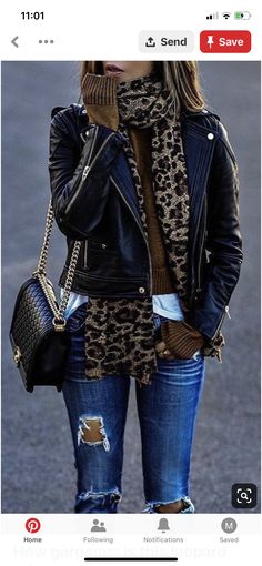 Leather Jacket Outfits, Mode Casual, Outfit Trends, 가을 패션, Black Leather Jacket, Street Chic, Winter Fashion Outfits, Carolina Herrera