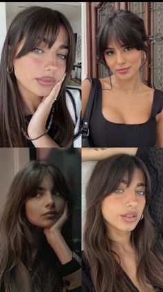 Rambut Brunette, Brown Hair Inspo, Haircuts For Medium Hair, Long Hair With Bangs, Haircuts For Long Hair, Hair Inspo Color