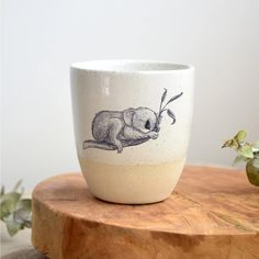 Koala Themed Gifts Australian Made Ceramic Cup by Renee Treml & KW Ceramics Koala Plate, Koala Sleeping, Soft Toys Making, Australian Gifts, Australia Food, Australian Christmas, Moving To Australia, Fire And Stone, Coffee Type