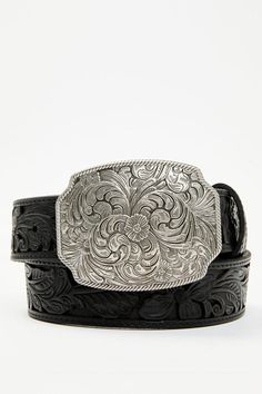 Westerly Drive Belt Black Hand Tooled Western Belt Buckles, Black Leather Hand Tooled Belt Buckles, Black Hand Tooled Leather Belt Buckles, Leather Floral, Fragrance Gift, Fragrance Gift Set, Cold Weather Accessories, Hat Hairstyles, Black Belt