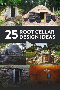 + +Do you want to store your harvest fresh without electricity Here are DIY root cellar plans and design ideas that you can build in your backyard. cool wood projects floo... Diy Root Cellar, Root Cellar Plans, Root Cellar Storage, Refrigerator Ideas, Casa Hobbit, Root Cellar, Homesteading Skills, Cellar Design, Casa Country