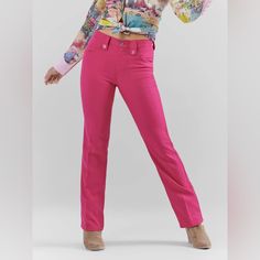 New With Tags Size 27 From Wrangler’s Barbie Collection Mid Rose Boot Cut Has W B On Belt Loops. Stretchy From Smoke Free Home #30 Pink Wrangler Jeans, Wrangler Pants, Jean Color, Barbie Collection, Boot Cut, Colored Jeans, Pant Jumpsuit, Pants For Women, Tags