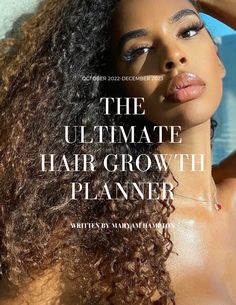 October 2022- December 2023 E-book Planner Our 15-month guide and planner to healthy natural hair... Planner Writing, Hair Growth Secrets, Increase Hair Growth, How To Grow Your Hair Faster, 2023 Calendar, Regrow Hair, Healthy Natural Hair, Hair Control, Grow Hair Faster