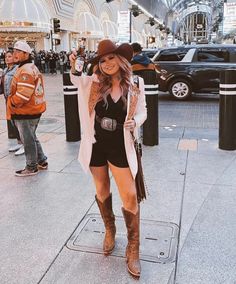 Buckaroo Outfit, Dressy Cowgirl Outfits, Western Outfits Women Shorts And Boots, Nfr 2023 Outfits, Sparkle Cowboy Boots Outfit, Ankle-high Boots For Rodeo In Spring, Buckle Bunny Outfits, Nfr Outfits For Vegas Cowgirl Fashion 2022, Western Style Knee-high Boots For Fall Festivals