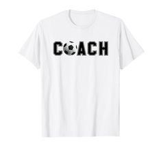 PRICES MAY VARY. Lightweight, Classic fit, Double-needle sleeve and bottom hem Coach Outfits, Sports Coach, Soccer Coaching, Coach Gifts, Vintage Coach, Shirt Outfit, Branded T Shirts, Shoes Jewelry, Coaching