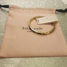 Classic Kate Spade. Simple And Elegant. Comes With Pink Kate Spade Jewelry Bag. Kate Spade Elegant Black Jewelry, Elegant Black Kate Spade Jewelry, Marble Bracelet, Kate Spade Bracelet, Kate Spade Watch, Gold Pearl Bracelet, Pink Kate Spade, White Gold Bangle, Vintage Kate Spade