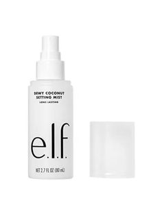 e.l.f. Dewy Coconut Setting Mist Makeup Setting Spray For Hydrating & Cond. Elf Setting Mist, Elf Setting Spray, Hydrating Setting Spray, Setting Mist, Makeup Setting Spray, Setting Spray, Christmas Wishlist, Makeup Products, Makeup Routine