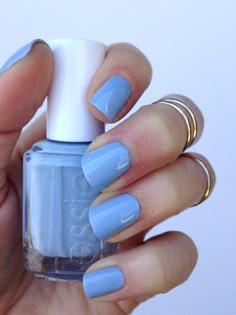 ESSIE- Salt Water Happy Tropical Nails, Manicure Gel, Blue Nail Polish, Blue Nail, Essie Nail Polish, Essie Nail, Nail Arts, Nail Designs Summer, Matte Nails