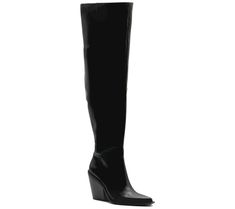 Stand tall in these over-the-knee boots that give your outfit a runway-worthy finish with a touch of Western-inspired flair. From Charles by Charles David. Chic Over-the-knee Boots For Workwear, Edgy Knee-high Heeled Boots For Work, Chic Wide Calf Over-the-knee Boots, Edgy Knee-high Boots For Formal Fall Events, Trendy Over-the-knee Heeled Boots For Formal Occasions, Edgy Over-the-knee Boots For Fall, Trendy Over-the-knee Formal Heeled Boots, Chic Over-the-knee Workwear Boots, Edgy Knee-high Boots For Workwear In Fall