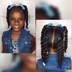 Lil Girl Hairstyles, Kid Braid Styles, Twist Ponytail, Toddler Hairstyles Girl, Natural Hairstyles For Kids, Girls Natural Hairstyles, Girls Hairstyles Braids