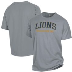 The ComfortWash gray College of New Jersey Lions garment-dyed T-shirt is the perfect way to show your support for the Lions. Made from soft cotton, this T-shirt offers all-day comfort. The printed graphics proudly display the College of New Jersey Lions logo, allowing you to showcase your team spirit wherever you go. Whether you're cheering at a game or relaxing with friends, this T-shirt is a fantastic way to represent your favorite team. Hats For Sale, Team Spirit, Dye T Shirt, Cotton Shorts, Ncaa, Wisconsin, North Carolina, Indiana, Austin