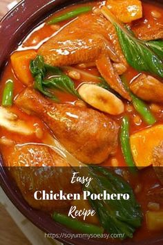 Chicken Pochero Recipe, Chicken Pochero, Pochero Recipe, Pochero Pochero Recipe Pork, Chicken Pochero Filipino Recipe, Pochero Recipe Chicken, Chicken Recipes Filipino Style, Filipino Chicken Recipes, Adobo Filipino, Cha Recipe