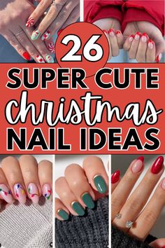 christmas nail ideas, christmas nail ideas holiday, christmas nail ideas simple, christmas nail ideas winter, christmas nail ideas short,christmas nail ideas acrylic, christmas nail ideas almond, christmas nail ideas holiday sparkle, christmas nail ideas red, christmas nail ideas green, cute christmas nails, santa nails, christmas light nails, peppermint nails, snowflake nails, christmas nail inspo, soft nails, winter nail designs, December nails, chrismtas gel nails, trendy christmas nails. Christmas Gel Nail Ideas, Nail Ideas Neutral, Holiday Gel Nails, Nail Ideas Chrome, Nail Ideas Valentines Day, Peppermint Nails, Festive Nails Christmas, Nail Ideas Valentines, Galaxy Nail Designs