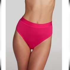 Cuup The High Waist Modal Two Pair Fushia One Pair Ocean All Size 4-Large New With Tags Pink High-cut Leg Stretch Swimwear, Pink Stretch Shapewear Swimwear, Pink Stretch High-cut Leg Swimwear, Pink Stretch Swimwear With High-cut Leg, Pink High-cut Leg Sports Bottoms, Pink Full Coverage Shapewear Bottoms, High Waist Pink Bottoms With Smoothing Details, Stretch Swimwear For Daywear, Pink Seamless Shaping Bottoms