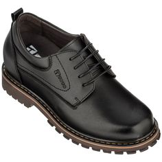 Elevator shoes height increase TOTO - F70289 - 3 Inches Taller (Black) Casual Work Boots, Elevator Shoes, Height Increase, Hunting Boots, Work Style, Leather Work, Goodyear Welt, Leather Lace, Work Fashion