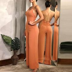 Female Jumpsuit, Jumpsuit Summer, Jumpsuit Party, Round Neck Dresses, Wide Leg Pant, Green Shirt, Slim Waist, Wide Leg Jumpsuit, Rompers Women